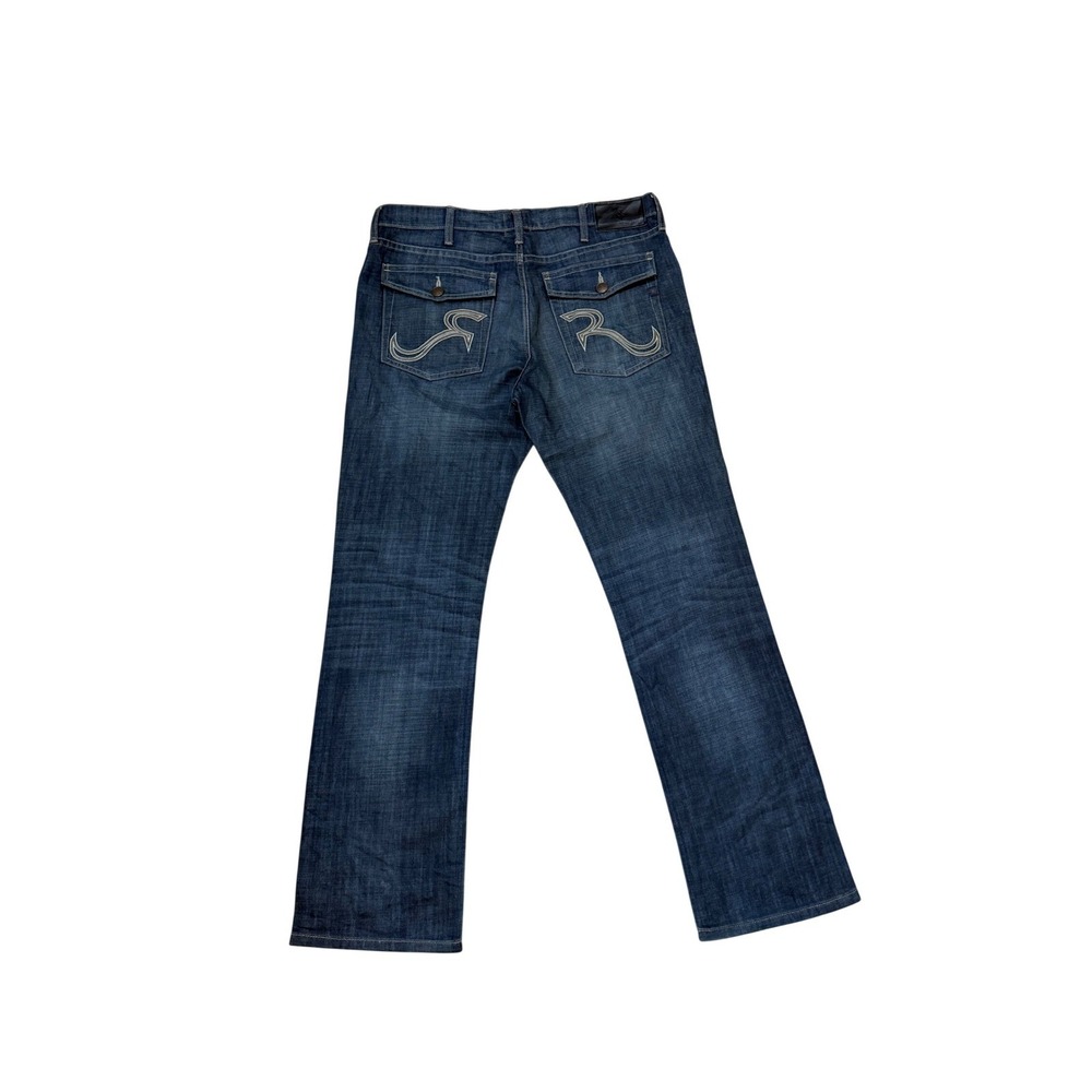 Rock & Republic Neil Mens Straight Leg Jeans Blue Dark‎ Wash 36x32 R510256